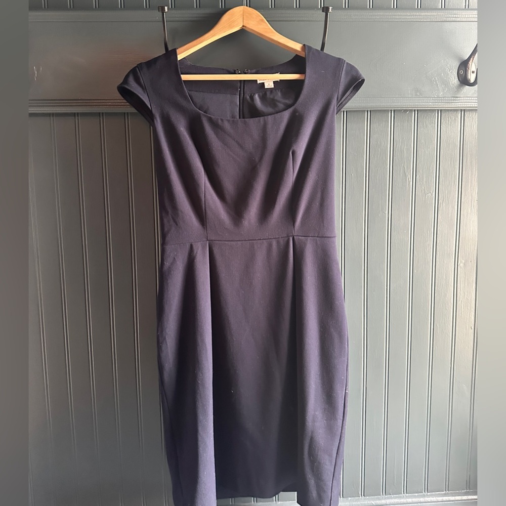 Merona Classic Dark Blue Midi Dress